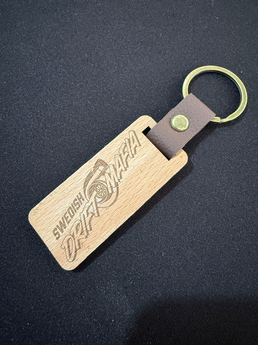 Swedish drift Mafia wooden key ring