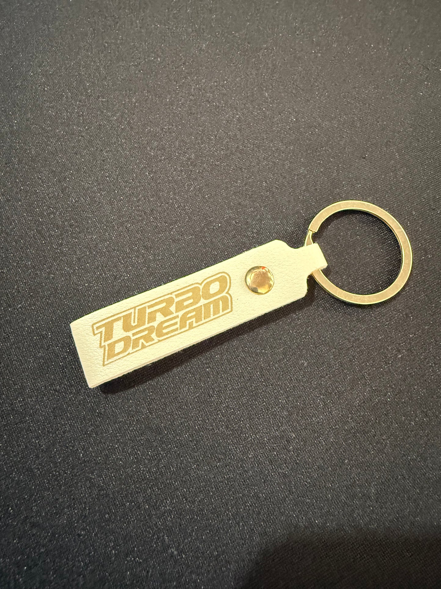 Turbo Dream pleather key ring