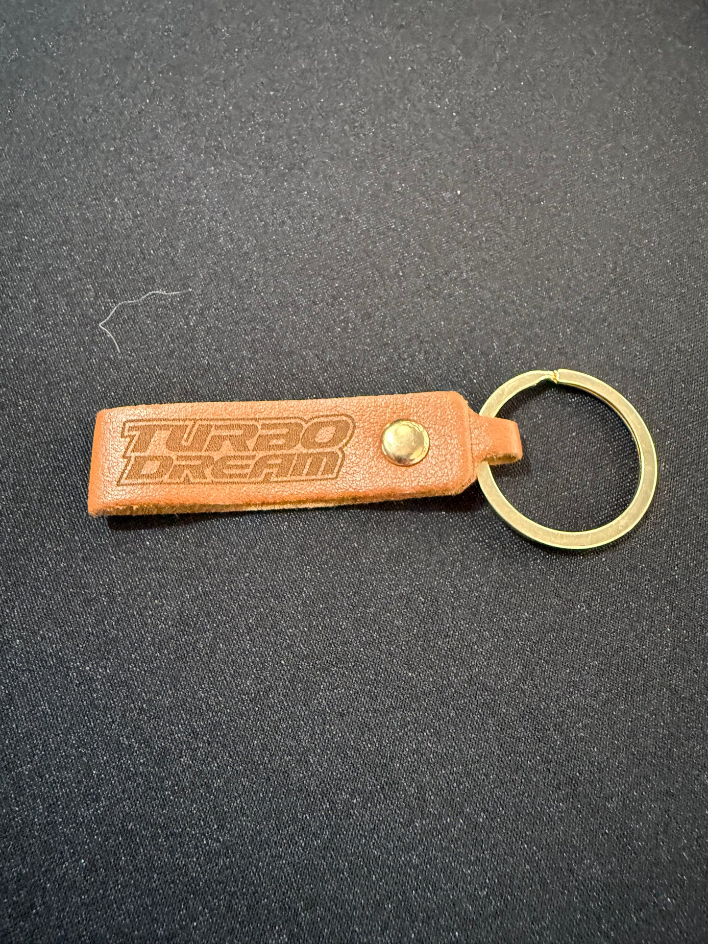 Turbo Dream pleather key ring