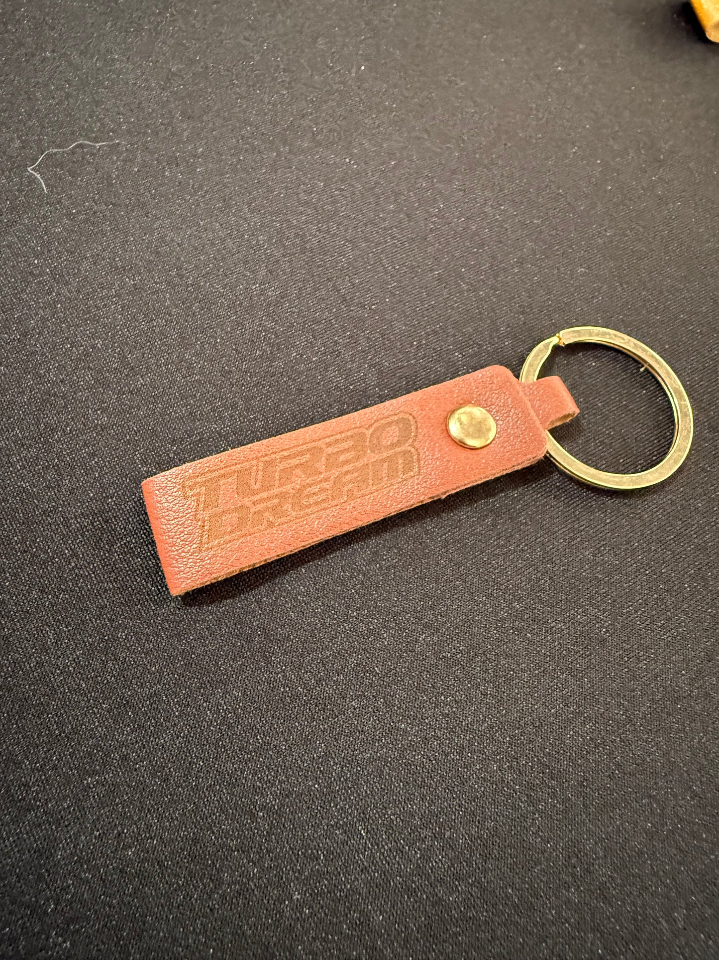 Turbo Dream pleather key ring
